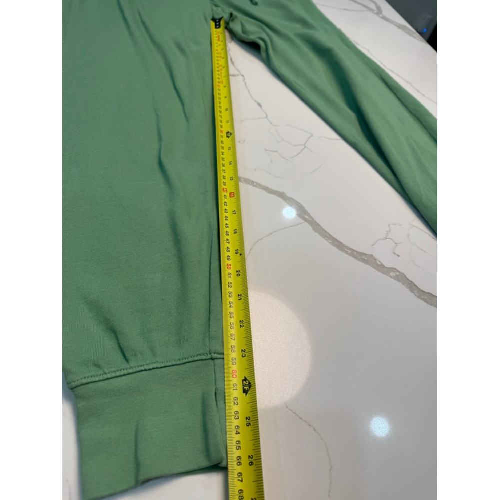 Aerie Green Ribbed Waist Drawstring Joggers L Casual Colourful Loungewear - Picture 9 of 11